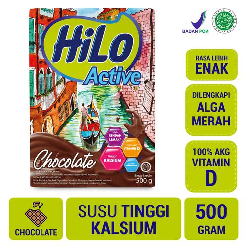 Foto Produk HiLo Active Chocolate 500gr - Susu Tinggi Kalsium dari NutriMart