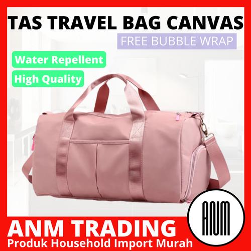 Foto Produk Tas Travel / GYM / Sport Bag Wanita Unisex - Pink - Merah Muda dari ANM TRADING