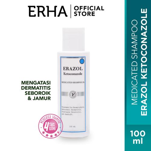 Foto Produk Erha Erazol Medicated Shampoo 100ml – Shampo Anti Jamur dari Erha Official Store