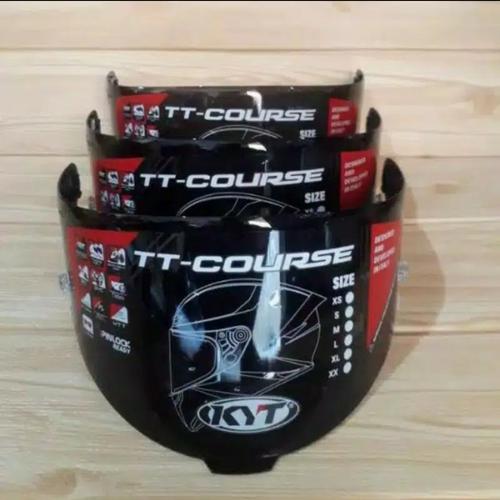 Foto Produk Visor Dark Smoke KYT TT COURSE dari Dummy-Store