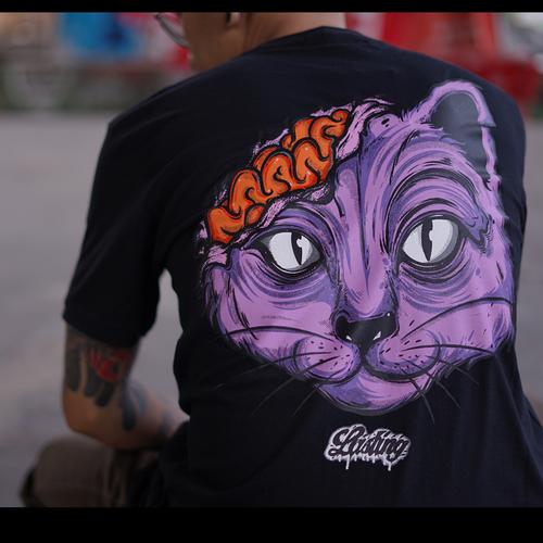 Jual T-SHIRT LASTING ART CAT-BLACK 