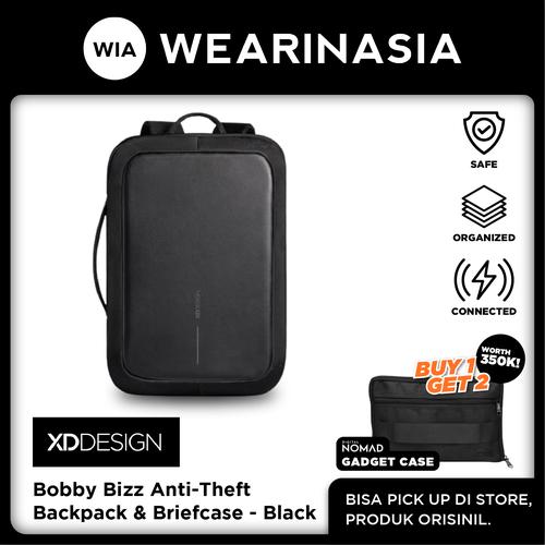 Foto Produk Ransel & Briefcase Anti Maling Original XD Design Bobby Bizz Black dari Wearinasia Official