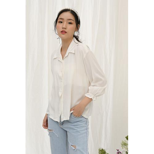 Foto Produk Yoenik Apparel Gempita Cotton Tops White M15812 R75S6 dari Yoenik Apparel