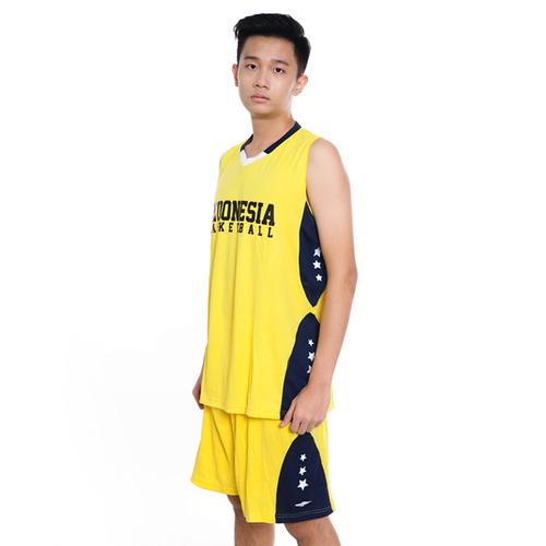 Foto Produk Proteam Jersey Indonesian BBall Yellow-Navy - M dari Proteam Indonesia
