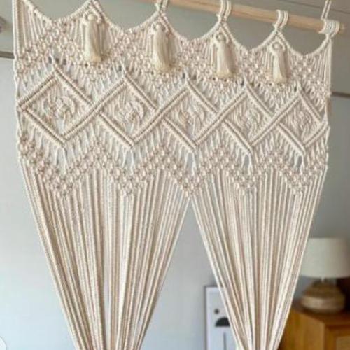 macrame curtain