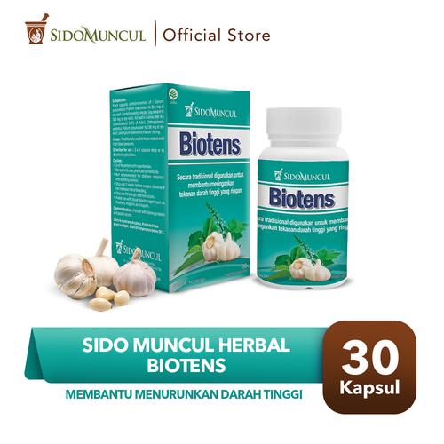 Foto Produk Sido Muncul Herbal Biotens 30 Kapsul - Menurunkan Darah Tinggi dari Sido Muncul Store
