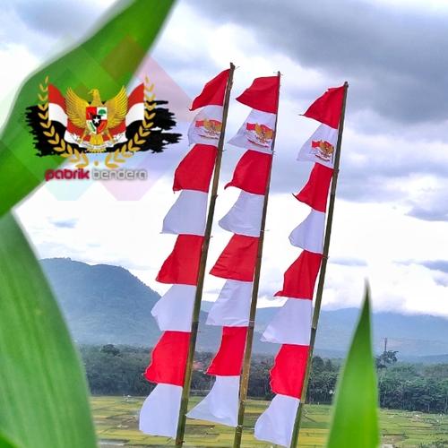 Foto Produk Bendera umbul umbul merah putih 8 gergaji dari Pabrik_Bendera