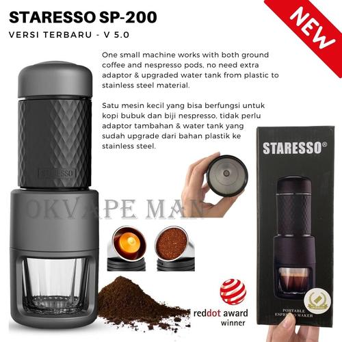Jual Staresso SP-200 Black White Manual 