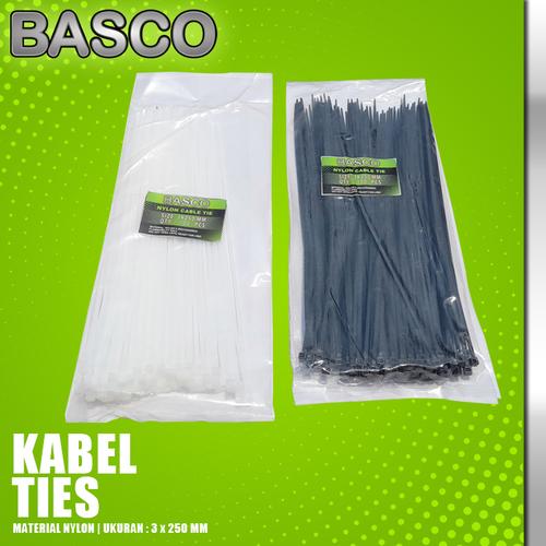 Foto Produk KABEL TIES 25 CM (3 X 250 MM)-BASCO dari Vegaz-Tools