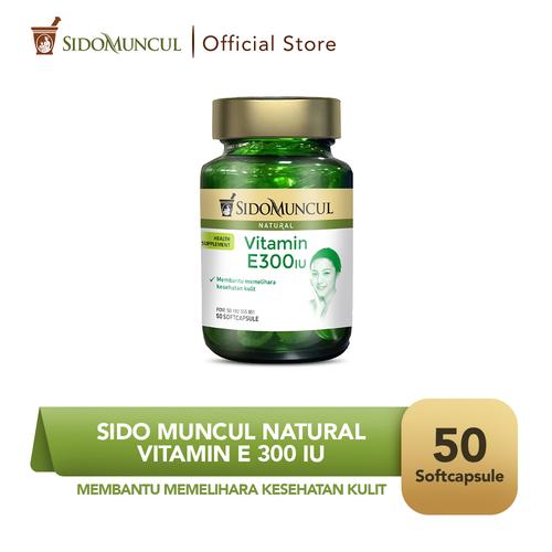 Foto Produk Sido Muncul Natural Vitamin E 300 IU Soft Capsule 50 Kapsul dari Sido Muncul Store