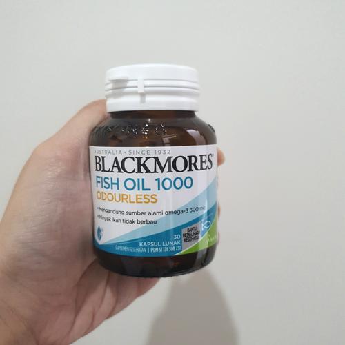Jual blackmores fish oil odourless minyak ikan omega 1000mg 1000