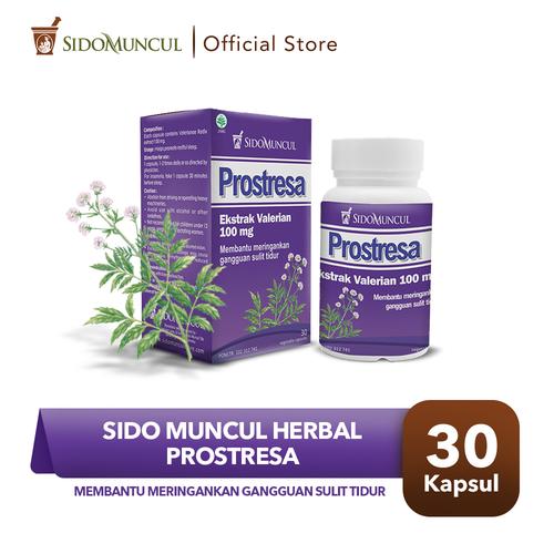 Gambar Sido Muncul Herbal Prostresa 30 Kapsul - Susah Tidur Gelisah Stress dari Sido Muncul Store  Tokopedia