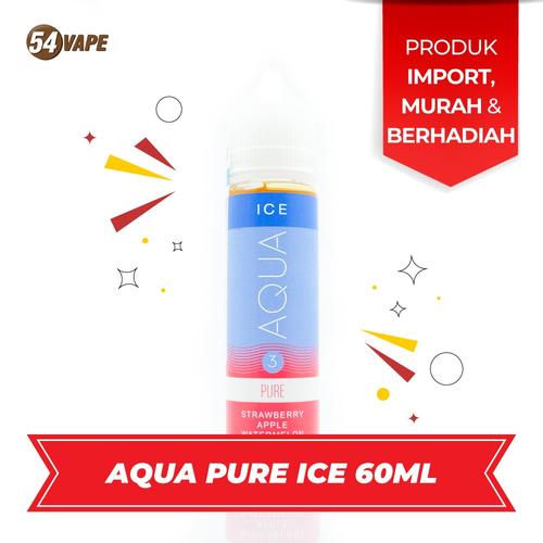 Foto Produk AQUA PURE ICE | PREMIUM LIQUID USA EJM 60ml 3mg | By. EJUICEMURAH dari 54vapeHQ
