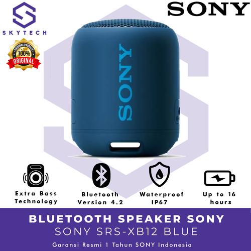 SPEAKER BLUETOOTH SONY SRS XB12 BLUE 