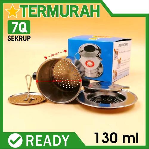 Foto Produk Long Cam Model Sekrup Vietnam Drip Coffee skrup Saringan Kopi 8Q 7Q - 7Q SEKRUP dari Kastil Drakula