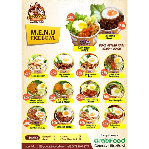 Jual Rice bowl Jakarta Barat Cakalang rica resto Tokopedia