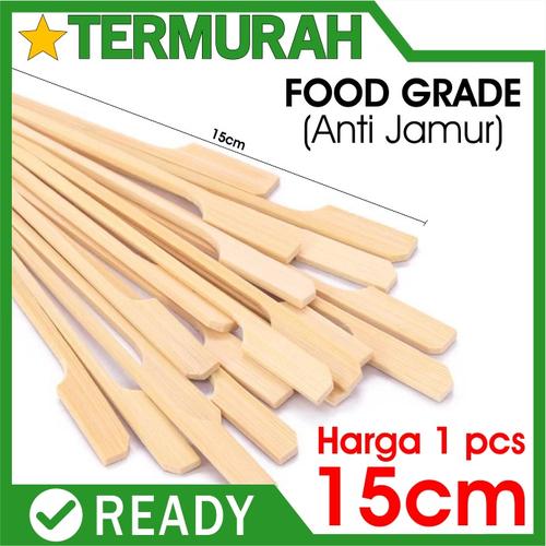 Foto Produk Tusuk Sate Dayung Tusuk Bendera Teppo Yakitori Skewer 15 cm 15cm dari Kastil Drakula