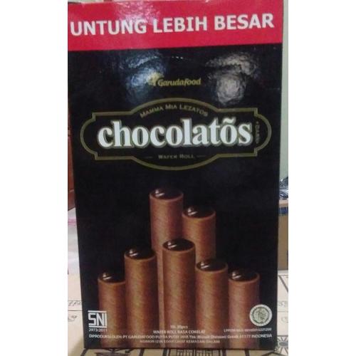 Foto Produk Chocolatos Wafer Rolls 1 Pak dari LERENG LAWU