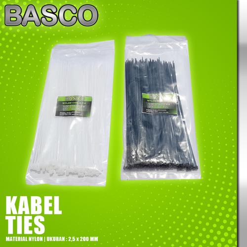 Foto Produk KABEL TIES 20 CM (2,5 X 200 MM)-BASCO dari Vegaz-Tools