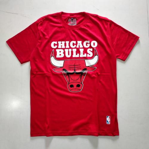 Foto Produk Baju Kaos Pria Chicago Bulls Warna Merah - M dari toko cepmpit