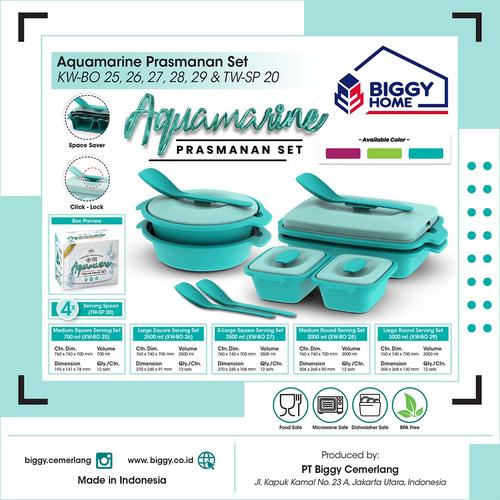 Foto Produk AQUAMARINE SET - Biru Tosca dari Biggy x Ezy Official Store