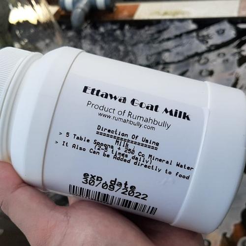 Foto Produk Susu Kambing Ettawa + Madu Untuk Anjing, Goat Milk for Dog, RawFood dari RumahBully