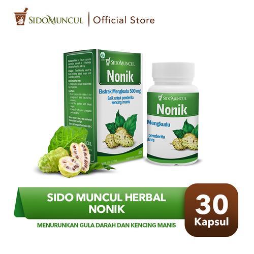 Gambar Sido Muncul Nonik 30 Kapsul Herbal -Mengkudu Meringankan Kencing Manis dari Sido Muncul Store Kota Tangerang Selatan Tokopedia
