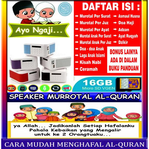 Foto Produk SPEAKER ALQURAN DIGITAL / SPEAKER MUROTAL QURAN dari A. Shop