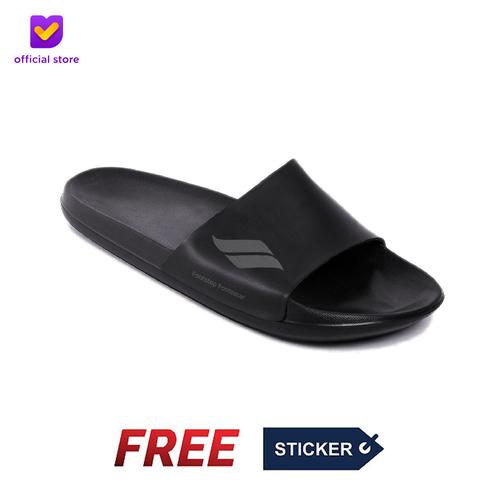Foto Produk Sandal Slide Pria Footstep Footwear - Retro Type 0.1 - Hitam, 41 dari Footstep Footwear