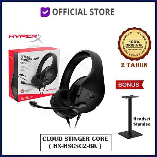 Foto Produk HyperX Cloud Stinger Core Kingston Wired PC Gaming Headset Headphone - Headset Only dari DUNIA COMPUTER & SERVICE