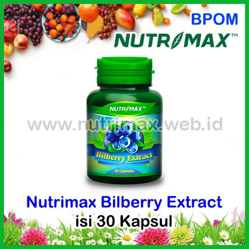 Foto Produk Nutrimax Bilberry Extract isi 30 Vitamin Untuk Kesehatan Mata Minus dari Nutrimax Online