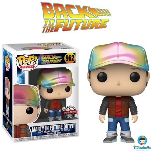 Marty McFly in Future Outfit Metallic 