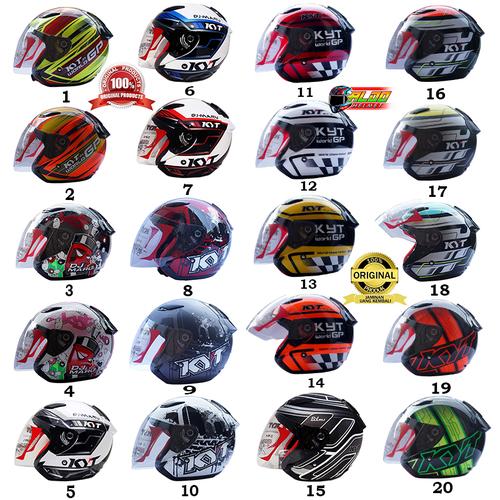 Foto Produk KYT DJ MARU MOTIF ORIGINAL HELM HALF FACE CEWEK COWOK / JUAL INK / NHK - M dari aldo helm
