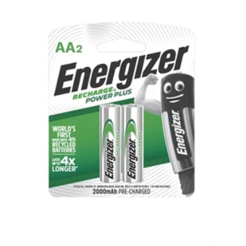 Foto Produk Baterai Isi Ulang Energizer Recharge Power Plus 2000mAh AA (A2) 2 pcs dari MKA Official Store