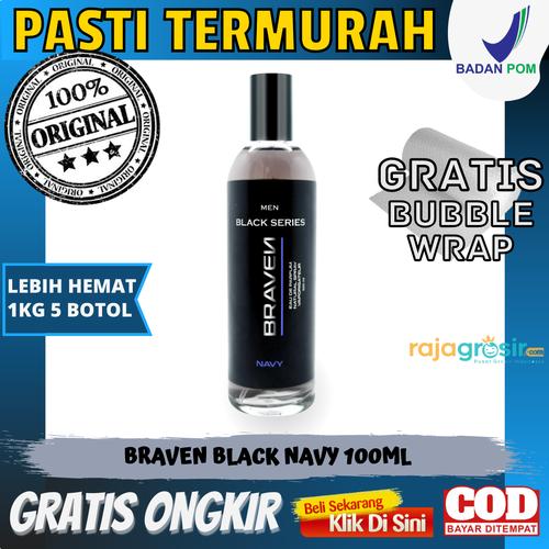 Foto Produk BRAVEN BLACK SERIES 100ML EDP PARFUM ORIGINAL PRIA TERMURAH DAN WANGI - 100ML ORIGINAL, NAVY BIRU dari Raja Grosir Sukses