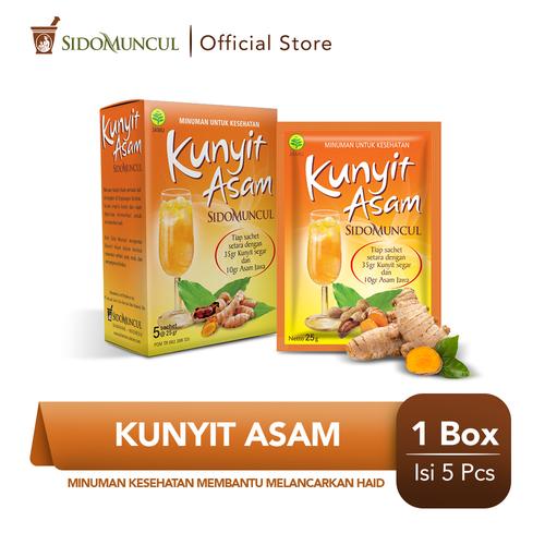 Gambar Sido Muncul Minuman Kunyit Asam 5's - Membantu Melancarkan Haid dari Sido Muncul Store Kota Tangerang Selatan Tokopedia