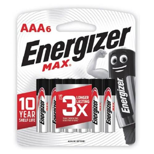 Foto Produk ENERGIZER MAX 6 x AAA A3 Battery Batere Batre Baterai isi 6 dari MKA Official Store
