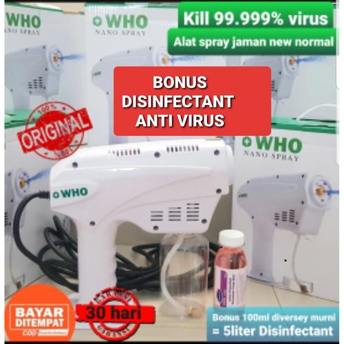 Foto Produk NANO SPRAY GUN DISINFEKTAN ALAT MESIN FOGGING STERIL ANTI VIRUS WHO dari jkt91shop