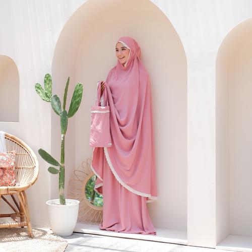 Foto Produk Mukena Rayon Plain Diario - Daisy dari diario