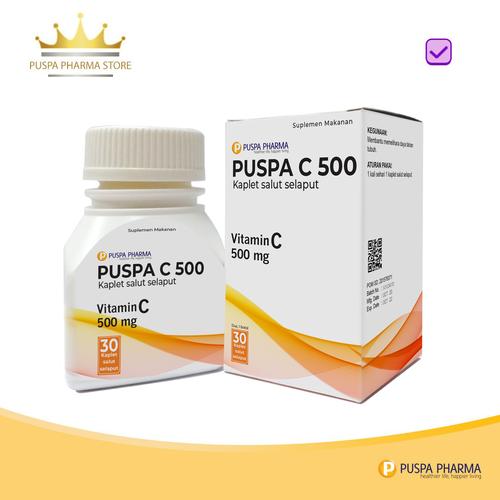 Foto Produk Puspa C 500 - Vitamin C 500mg dari Puspa Pharma Store