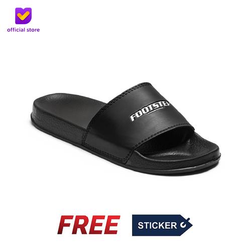 Foto Produk Sandal Slide Pria Footstep Footwear - Jarvis Black White - Putih, 42 dari Footstep Footwear