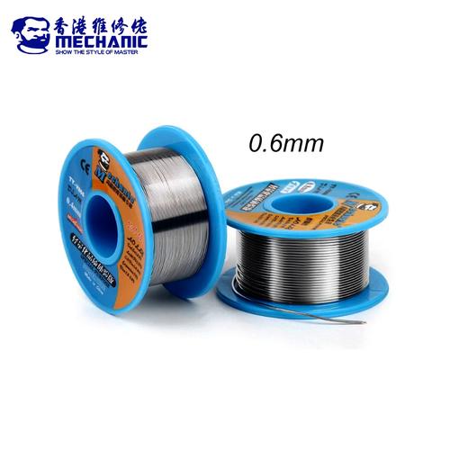 Foto Produk Mechanic Timah Gulung Export Solder Kawat Las Rosin Core Tin 0.6mm dari HOUSE SPAREPART