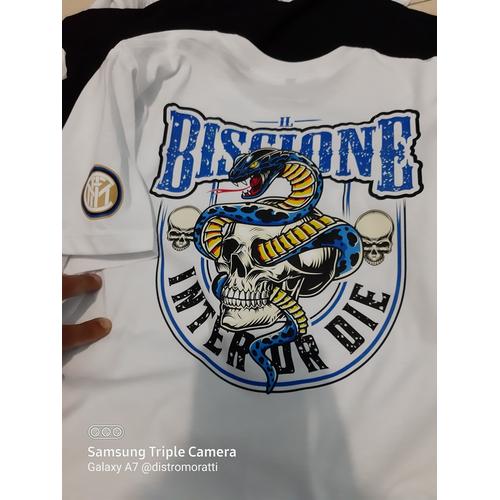Jual KAOS T-SHIRT BOLA INTER OR DIE - INTERMILAN IL BISCIONE - Putih, M -  Kab. Bandung - Kaos Backpacker | Tokopedia