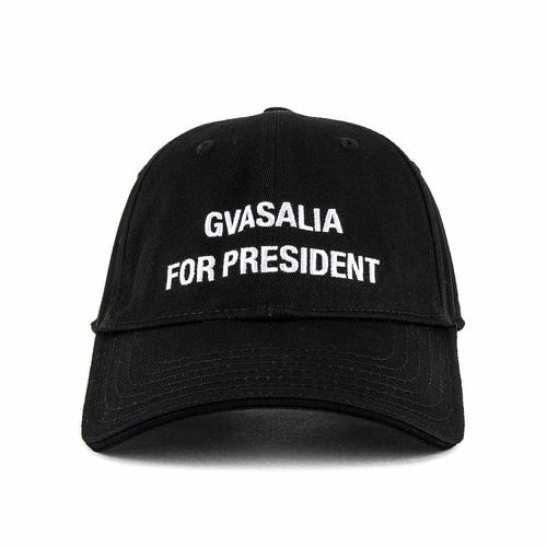 President Embroidered Logo Cap - Black 