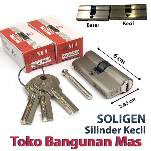 Foto Produk SILINDER KUNCI SOLIGEN KECIL Silinder SOLIGEN 60 ml kunci COMPUTER dari Toko Bangunan Mas