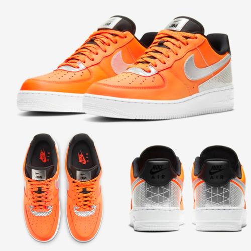 Jual NIKE AIR FORCE 1 LOW 3M ORANGE 