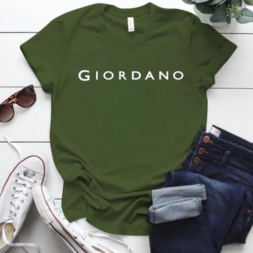 Foto Produk Kaos Wanita KK01 / Tshirt Katun Combed 30s / Tumblr Tee - M, Army dari Kaos Katoen