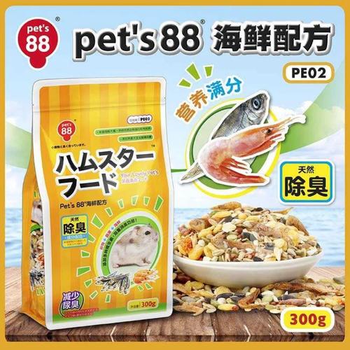 Foto Produk PE02 Pet's 88 Hamster Main Food 300gr - EXP 2022-02 dari Hime petshop