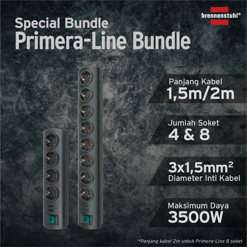 Foto Produk Brennenstuhl Stop Kontak Primera Line Bundle 1153300128/1153300124 dari Brennenstuhl Indonesia