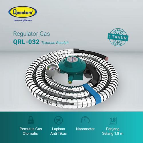 Gambar Selang & Regulator Gas Quantum QRL - 032 dari Quantum Kompor & Regulator Gas undefined Tokopedia